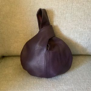 NWOT! Leather Hobo Wrist Bag